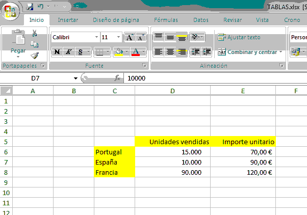 Búsqueda mediante BUSCARV en Excel