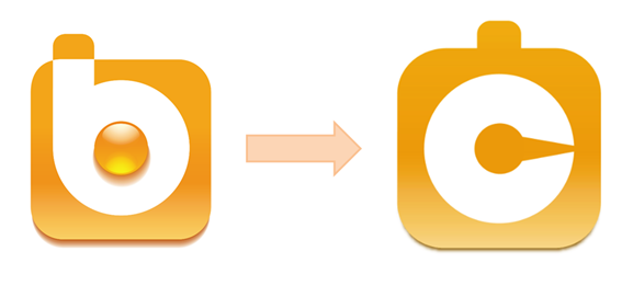 Evolución del logo de la solución Business Intelligence más fácil y rápida