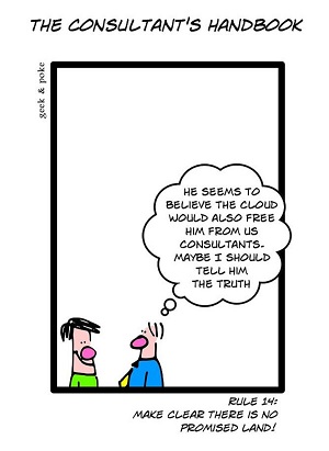 Humor sobre la nube y los consultores