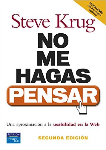 Portada del libro sobre usabilidad de los sitios web