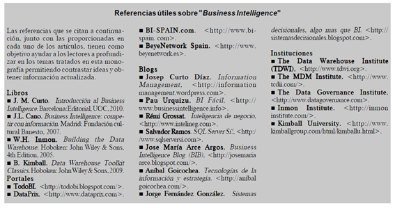 El blog "Business Intelligence fácil" está considerado como una de las principales referencias útiles sobre Business Intelligence